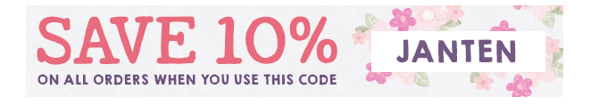 Save 10% on all orders with promo code JANTEN